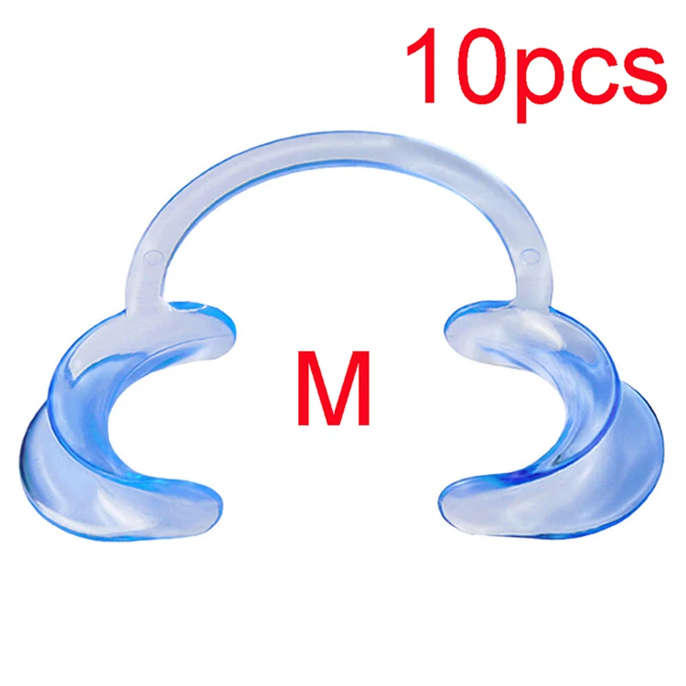 10 pcs Blue M 20pcs C Форма роторасширитель рот кляп стоматологические инструменты для щек Ретрактор рот Рассекатель губы ротовой роторасширитель для чистки стоматологические материалы - Цвет: 10 pcs Blue M
