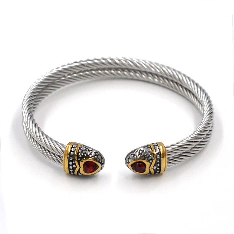 Silver style11 Бренд, мульти дизайн, витой кабель, провод, браслет, Винтаж, модные браслеты, Серебряный Браслет-манжета, уникальный дизайн, рождественский подарок - Окраска металла: Silver style11