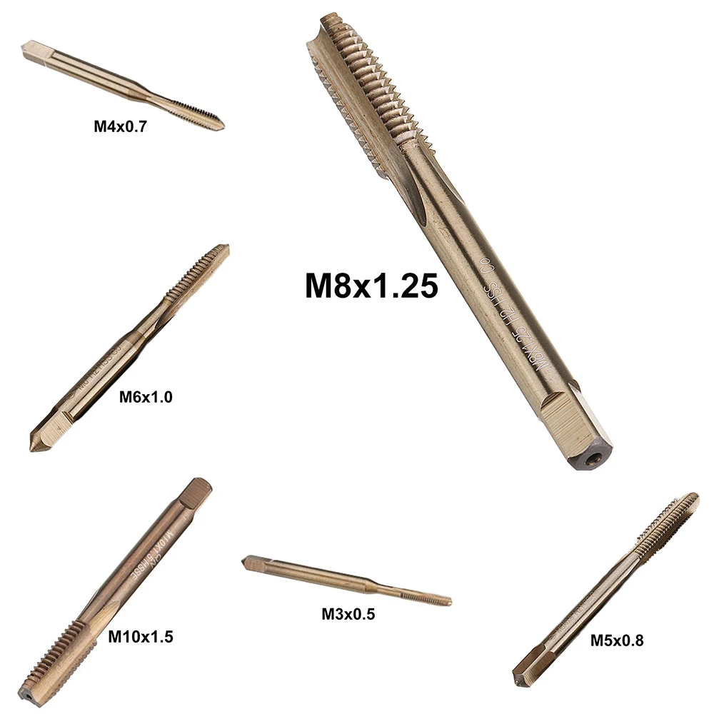 

Universal Tap M3-M10 Stainless steel Hand Tools Workshop 1pc Straight Flute