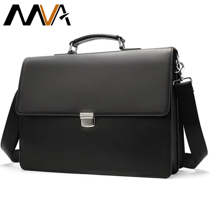 Мужские портфели MVA сумка для ноутбука кожаная мужская из натуральной кожи сумки