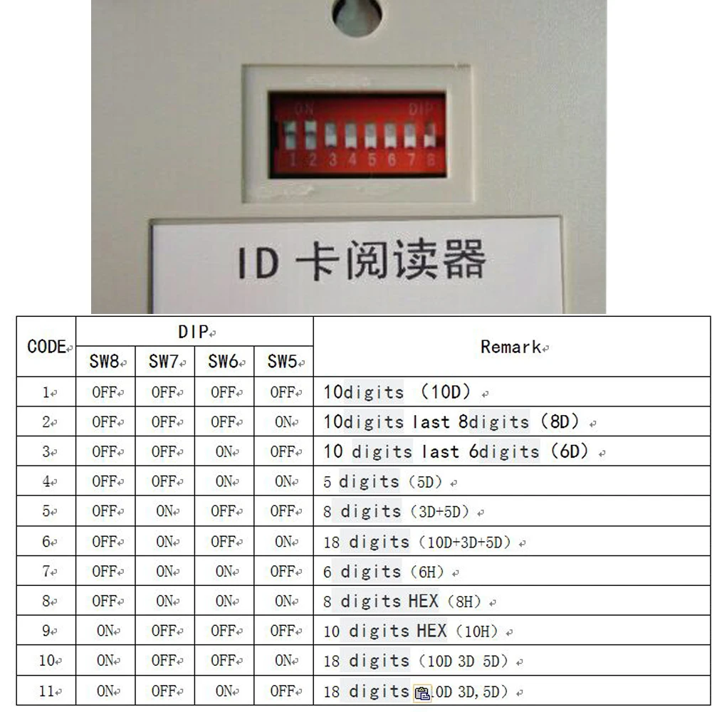 DIY выход RS232 (COM) порт TK/EM4100 125 кГц считыватель контроля доступа/датчик приближения