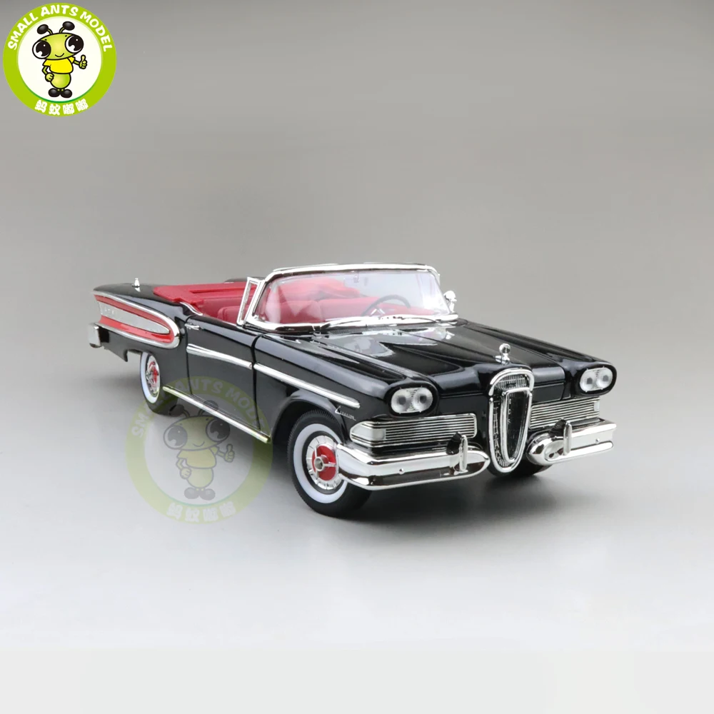 1/18 1958 Ford EDSEL цитирование дорога Подпись литая модель автомобиля игрушки для мальчиков и девочек подарок