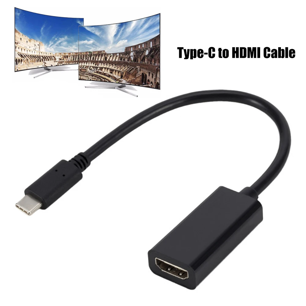 Переходник USB-C/HDMI HD 4K 60 Гц кабель-адаптер поддержка Plug and Play для монитора проектора
