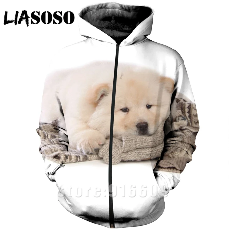 26 Толстовка с 3D принтом homme dog для мужчин с животными чау-чау wo для мужчин Уличная Harajuku Толстовка рубашка на молнии Аниме толстовки с длинными рукавами A370 - Цвет: 26