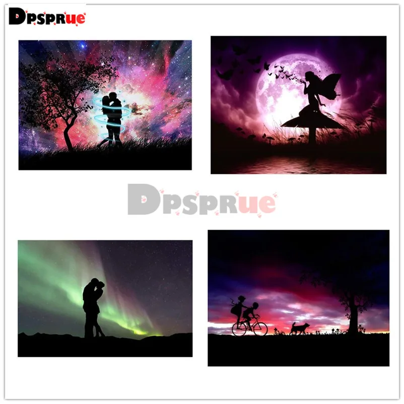 

Полноразмерная 5D картина с квадратными/круглыми стразами Dpsprue, вышивка крестиком, любимая 3d вышивка, мозаика, наклейка на стену, подарок BK