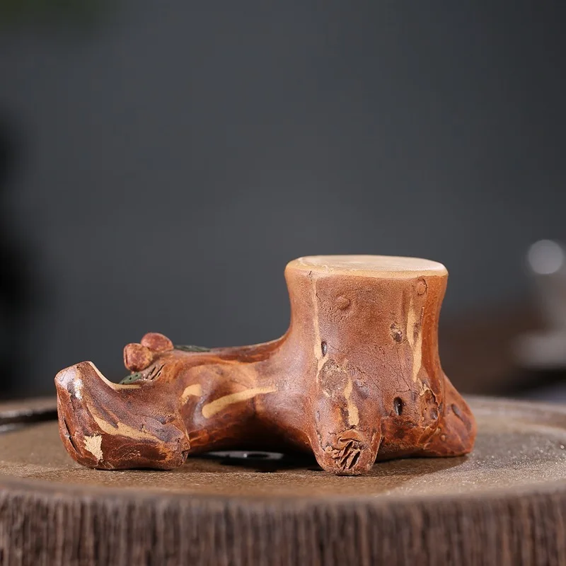 

Поднос для чая с фиолетовым песком и крышкой из исинской стали