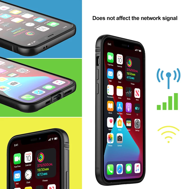 bumper case for iphone 12 pro mini pro max original luxury silicone metal aluminum frame with tempered glass phone accessories free global shipping