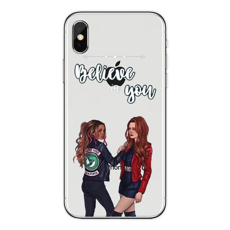 Американский ТВ ривердейл Бетти и Вероника дружба Southside TPU чехол для iPhone 11 11ProMAX 5s 6 6S 7 8 Plus XR XS MAX - Цвет: TPU