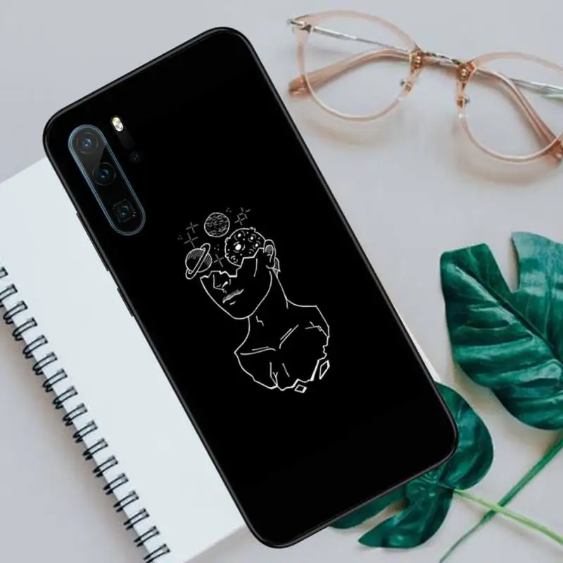 

Complex Formula world map line aesthetics Phone Case For Huawei honor Mate P 10 20 30 40 Pro 10i 9 10 20 8 x Lite funda coque