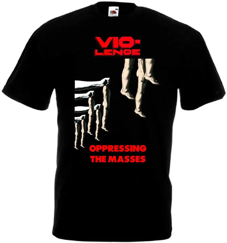 Vio Lence Oppressing The Masses V1 футболка черного цвета хаки все размеры S 3xl мужские футболки с