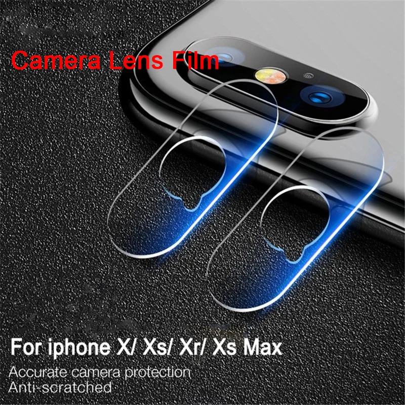 Пленка для объектива камеры iPhone 12 Pro Max 7 8 6 5S SE экран с прозрачными линзами