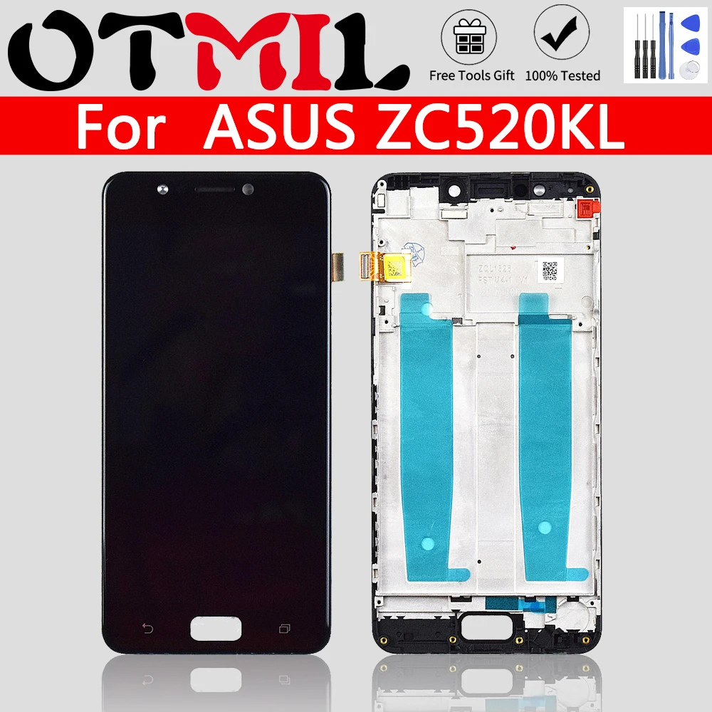ЖК дисплей 5 2 дюйма для Asus Zenfone 4 Max ZC520KL сенсорный экран с рамкой и дигитайзером в