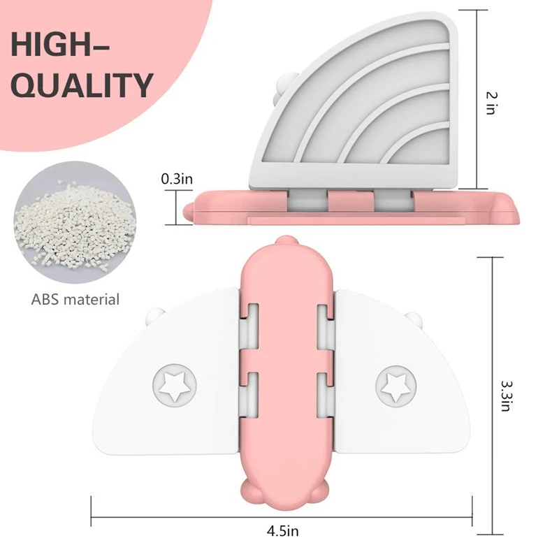 

Sliding Door Lock (4 Pack), Child Safety Lock for Sliding Window Lock with Strong Adhesive Tape for Shower Sliding Door