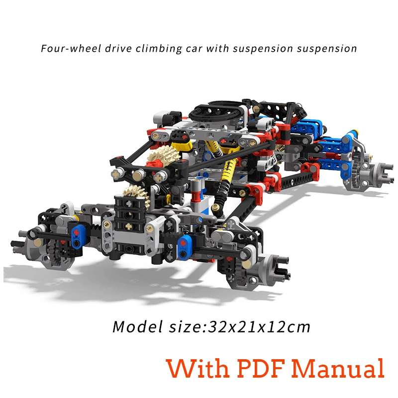 

MOC Creator Electric Technical Parts Building Blocks Electric Remote Control Climbing Car Model DIY enlighten Toy for kids gift