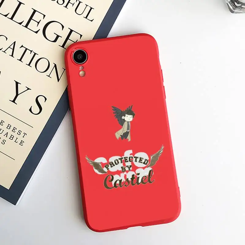 

Supernatural Jared Padalecki tv show Phone Case Candy Color for iPhone 6 7 8 11 12 s mini pro X XS XR MAX Plus