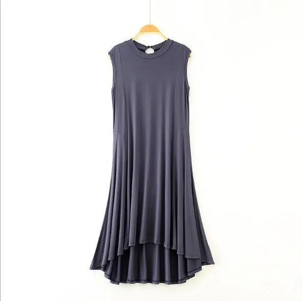 Женская ночная рубашка Fdfklak Повседневная Длинная Ночная из модала свободная без