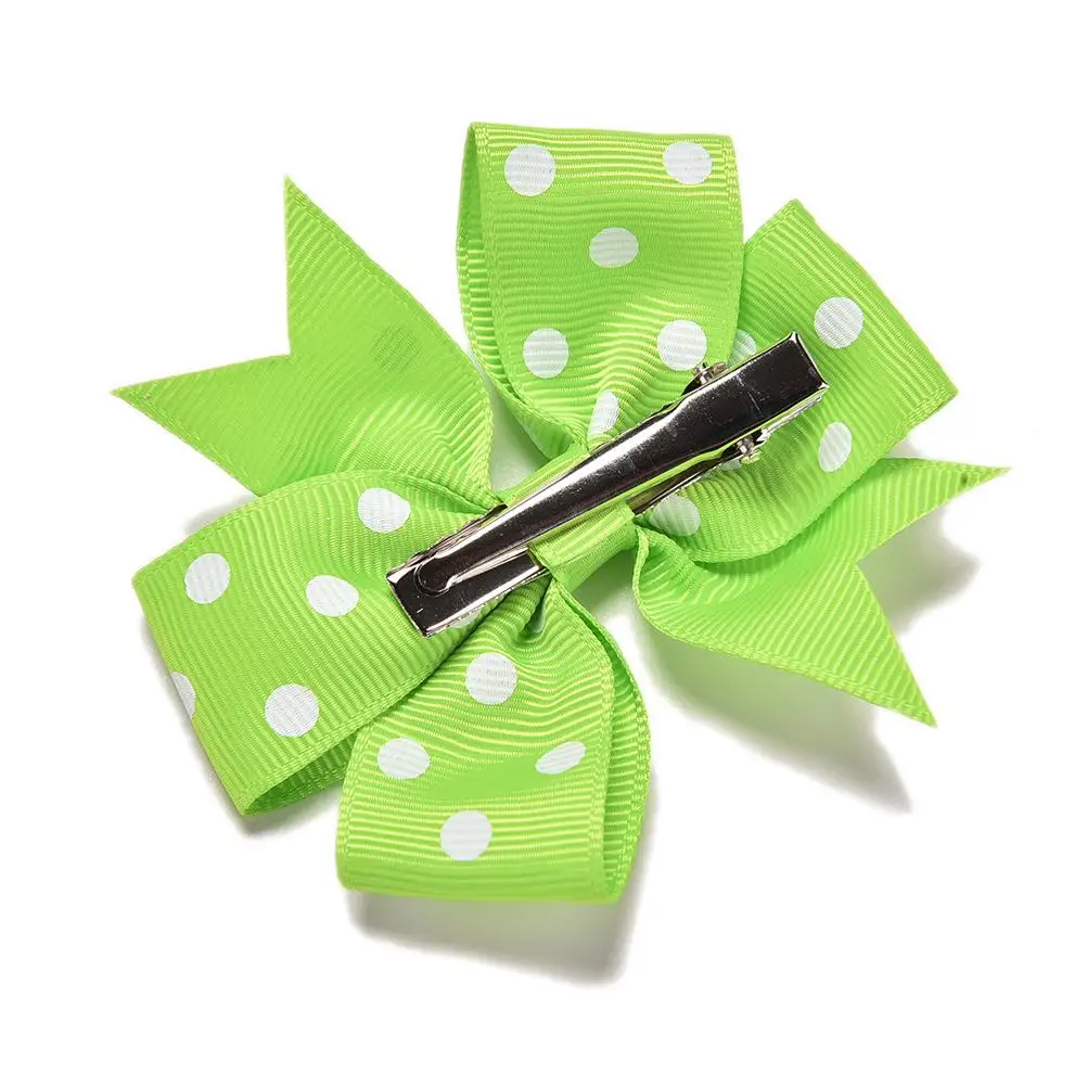 20 шт./лот модные разноцветные ленты для волос с принтом заколки зажимом Детские