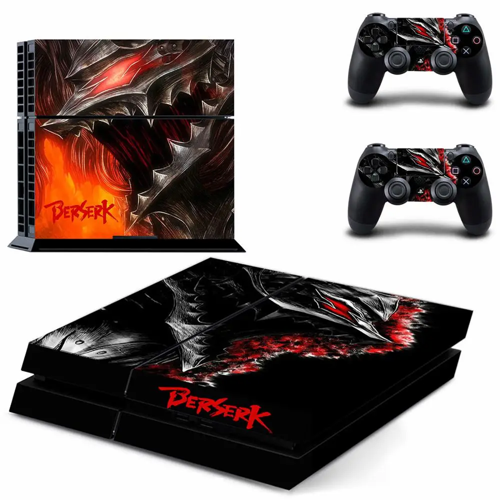 Виниловая наклейка BERSERK для консоли PlayStation 4 и контроллеров PS4 | Электроника