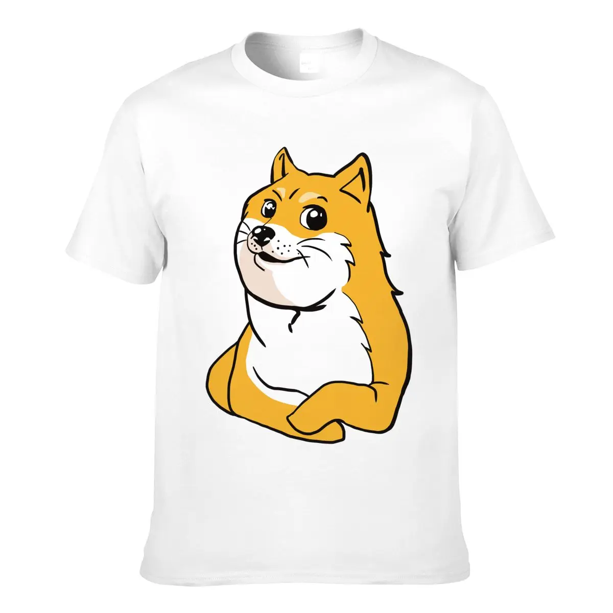 

Men tshirts Cartoon Shiba Inu Printed Cotton Soft Breathable Mens t shirts Top Casual Fashion Street Wear Camping Fishing