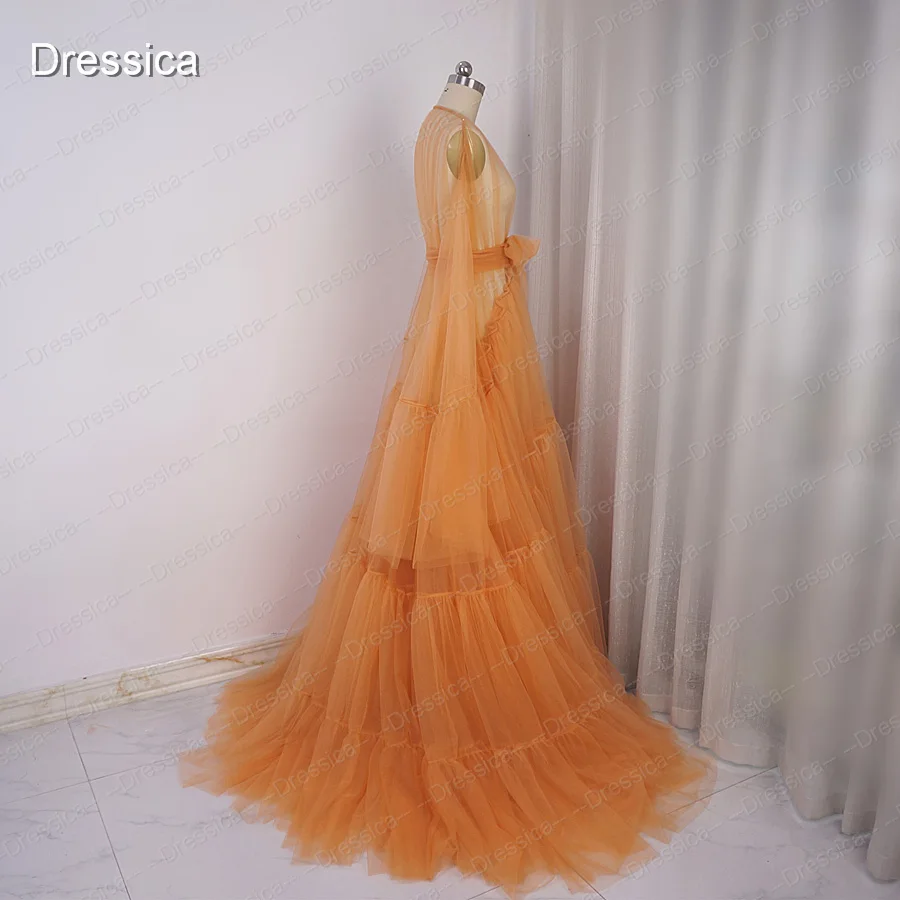 Тюлевое платье голливудский халат представление шикарный наряд Drag queen фотография платье
