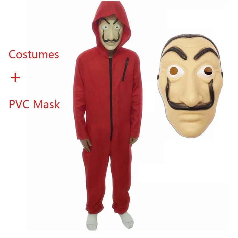 Сальвадор Дали для костюмированной вечеринки в стиле кинофильма Костюм La Casa De Papel