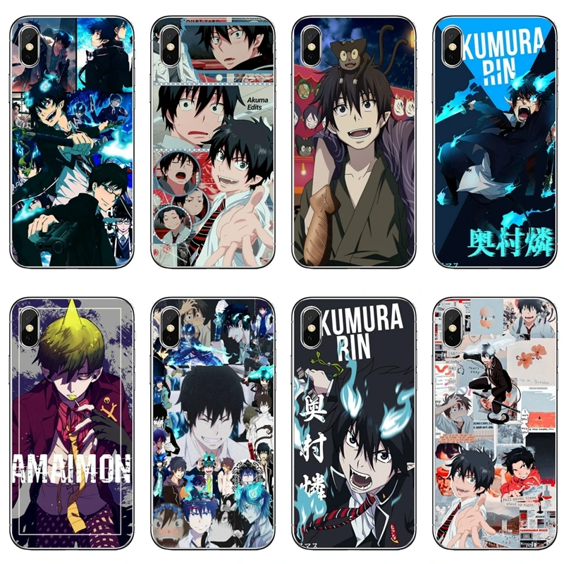 Чехол для телефона с изображением синего экзорциста iPhone 12 Mini 11 Pro Max XS XR X 8 7 Plus 6 6S 5 5S