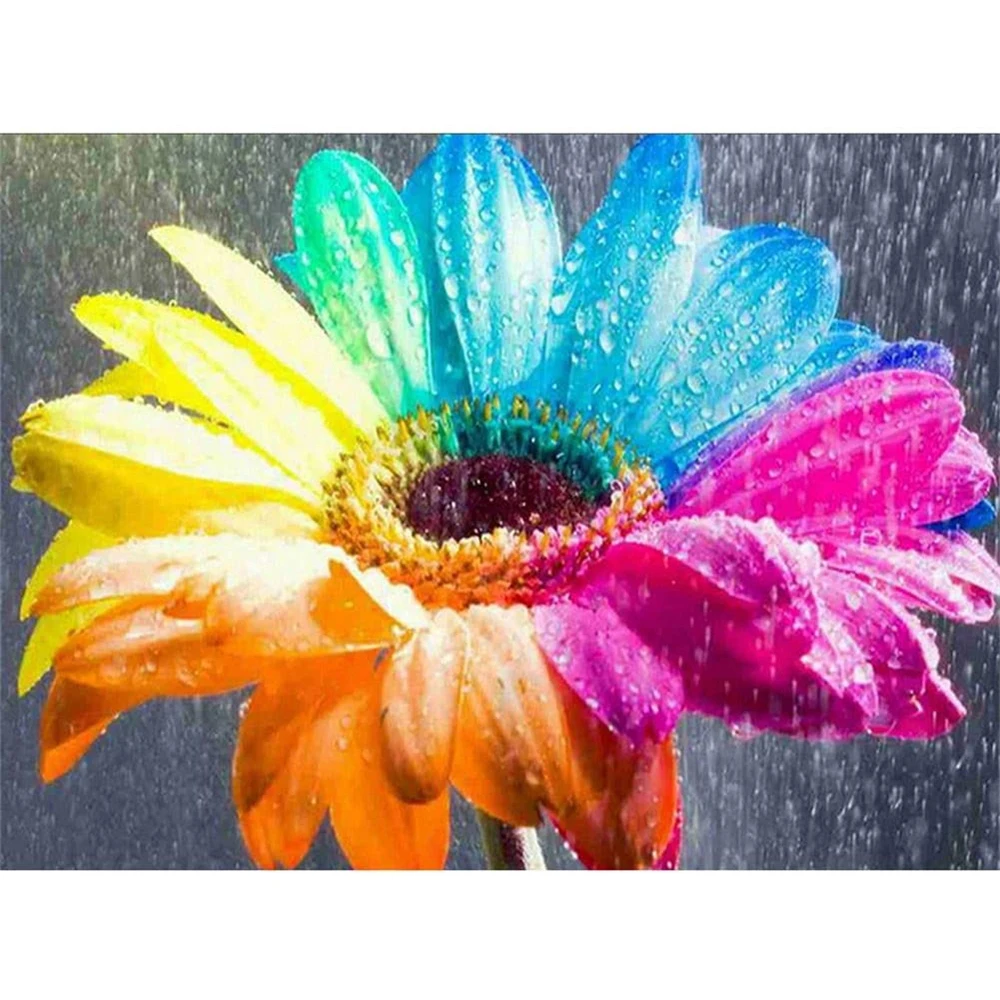 

Алмазная 5D Вышивка «цветы», полная Алмазная мозаика, полный комплект, рождественский подарок, домашний декор, домашняя живопись