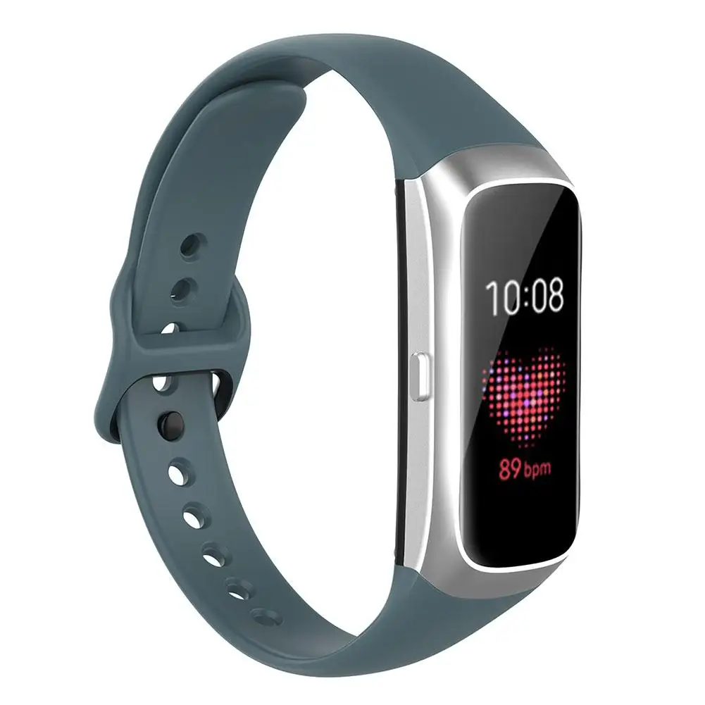 Силиконовые спортивные часы ремешок на запястье ремешок для samsung Galaxy Fit SM-R370 смарт-браслет Ремешки для наручных часов аксессуары