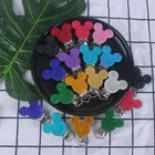 1 шт. DIY Ювелирные изделия Детский молярный аксессуар яркий бриллиант Микки соска клипса Ожерелье Подвеска звено клипса Соединительная пряжка