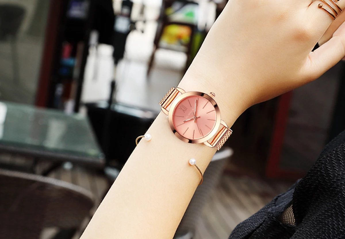 Спортивные женские часы OLMECA Rose Роскошные Брендовые Часы платье Reloj Mujer водонепроницаемые наручные часы