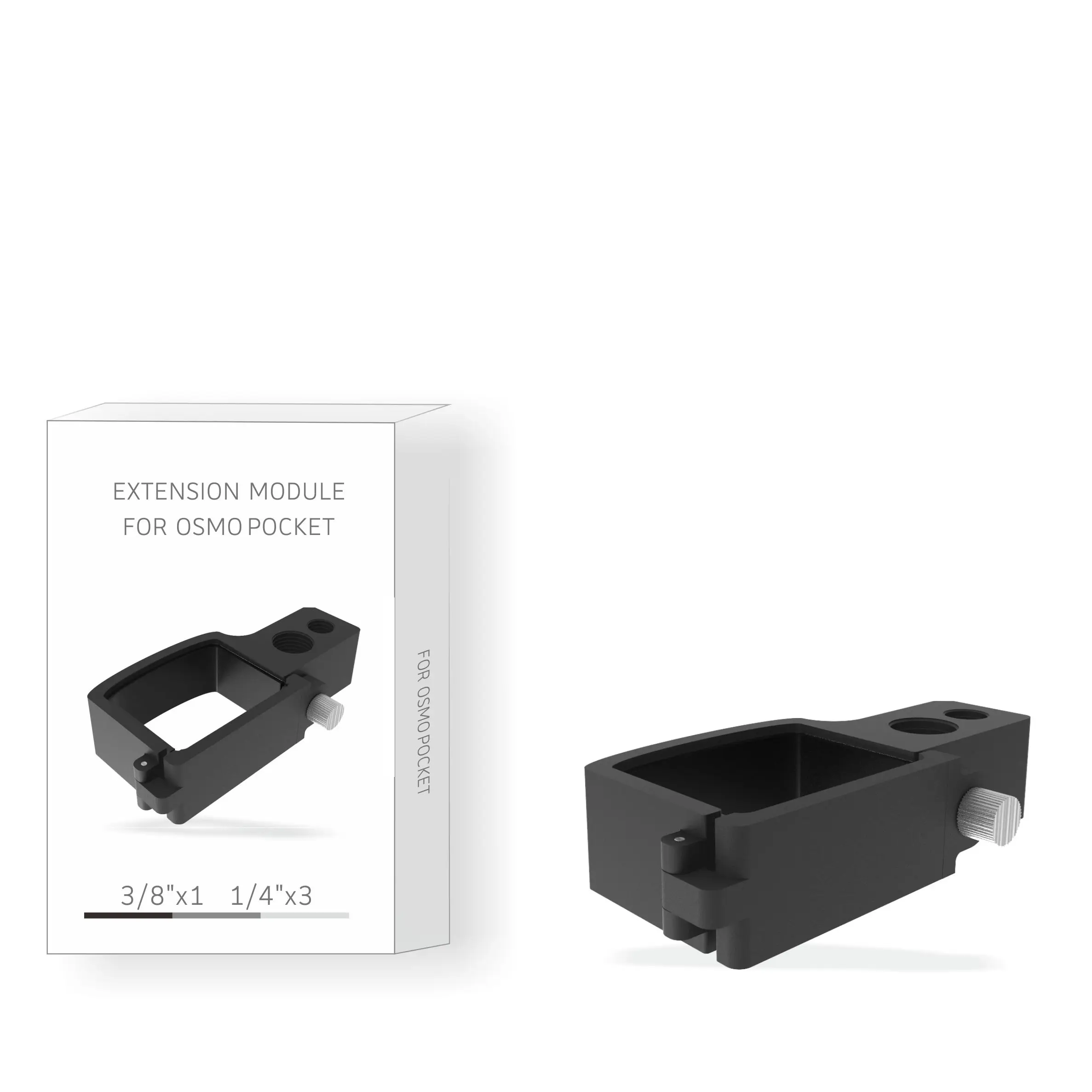 

Extension Adapter for DJI Osmo Pocket 2 Handheld Gimbal Camera Stabilizer Portable Module Mount Holder 1/4 3/8 Inch Interface