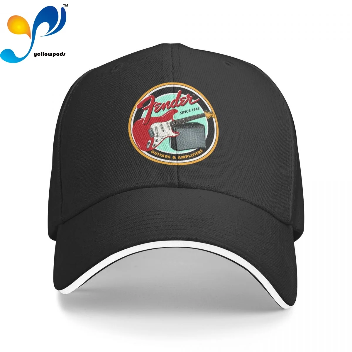 

Fender Trucker Cap Snapback Hat for Men Baseball Valve Mens Hats Caps for Logo