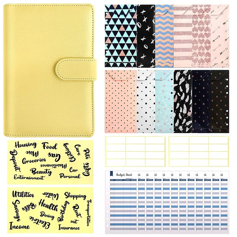 

29 шт., набор для бумаг A6, системный органайзер для вашего паспорта, билетов, карт и т. Д., удобный