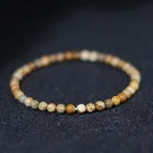 Браслет мужскойженский из натуральной кожи, стильный минималистичный браслет ручной работы с натуральными искусственными камнями, йога кулон, дружба, аксессуары, бижутерия, 4 мм