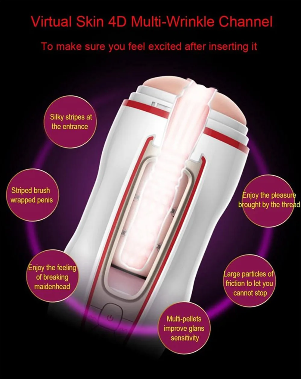 Смарт крик секс игрушка для мужчин Полностью Автоматическая Мужская чашка