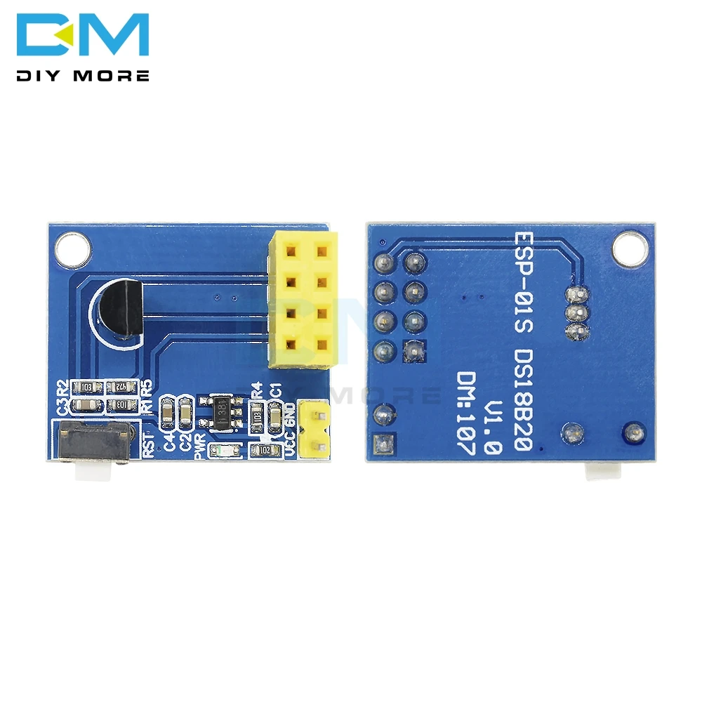 ESP8266 ESP-01 DS18B20 модуль адаптера датчика температуры и влажности Wifi NodeMCU для Arduino Smart