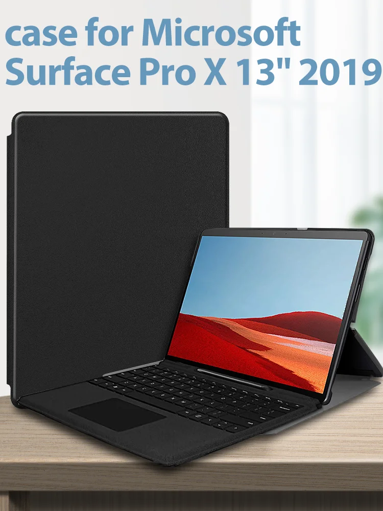 Чехол для планшета для microsoft Surface Pro X ультратонкий кожаный чехол-подставка для surface Pro X 13 дюймов