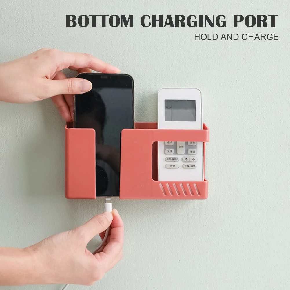 

Multifunctional Wall-mounted Storage Box Punch-free Mobile Phone Remote Control Storage Rack Bathroom Wall Debris Storage Rack