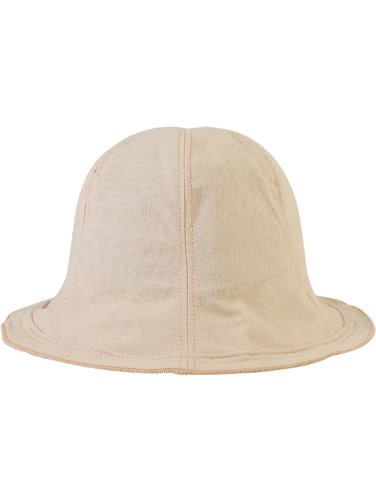 

Vintage dome fisherman hat is a pure color joker flounce basin hat, sunshade hat, sunshade hat bucket hat hats for women