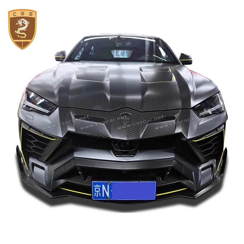 Комплект для тела URUS Dry из углеродного волокна передняя губа задний бампер