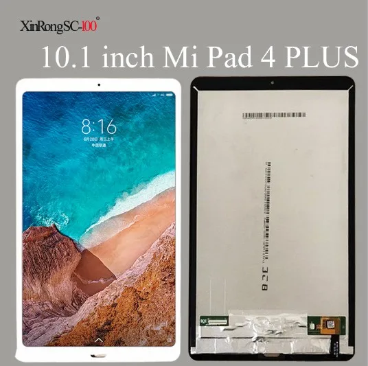 Mipad 4 plus " 10,1" дюймов для Xiao mi Pad 4 Plus ЖК-дисплей сенсорный экран панель для mi Pad 4 Plus дигитайзер планшет для mi pad ЖК-матрица - Цвет: Mipad 4 plus