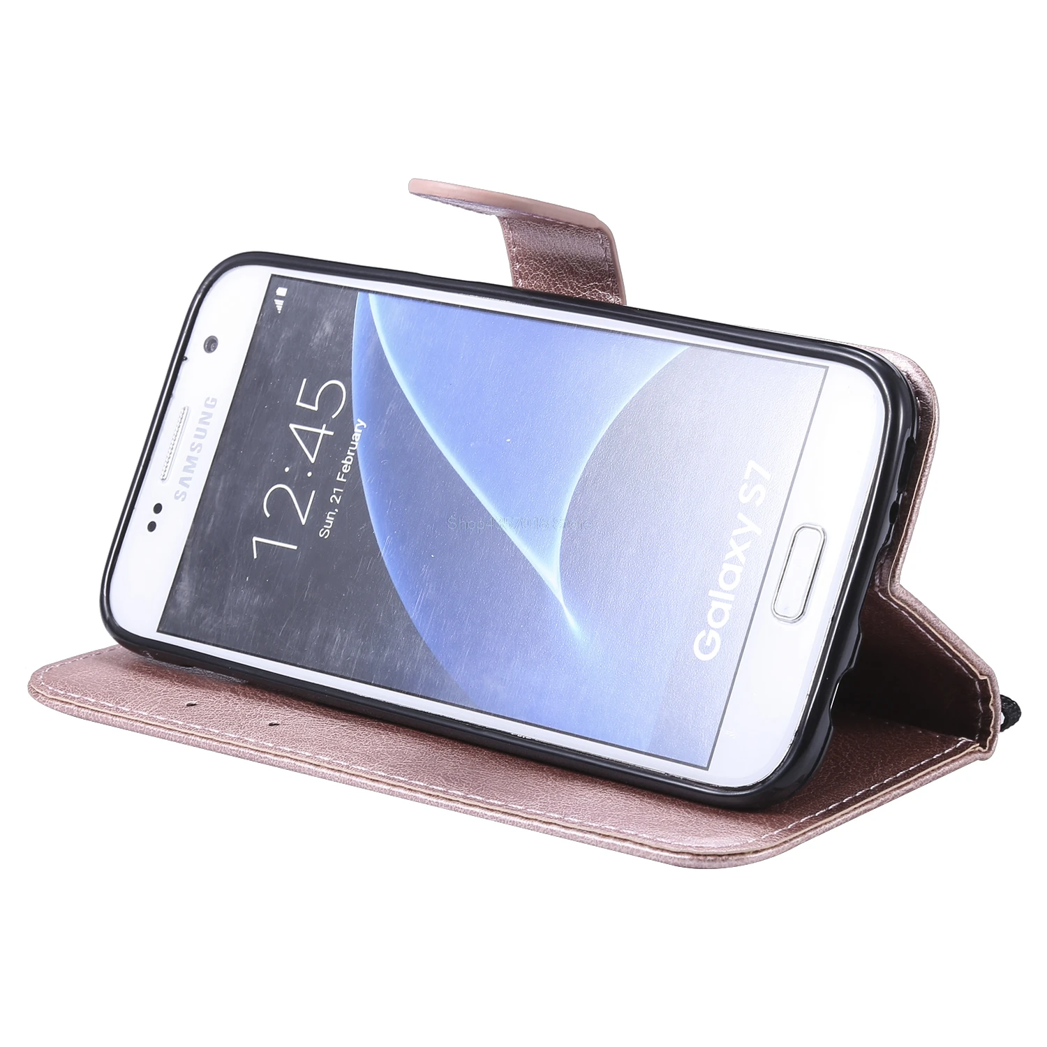 Кожаный чехол для телефона Samsung Galaxy S21 FE S5 S6 S7 S 7 Edge S8 S9 S10 S20 плюс S20FE SM-G930F откидная