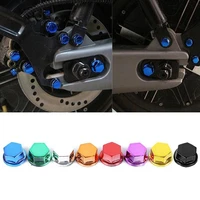 30pcsset motorcycle modification accessories head screw cover decorative parts for kawasaki honda r30 nuts styling cover