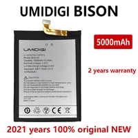 100 genuine original for umi umidigi bison battery 5000mah new replacement parts phone accessory accumulators batteries