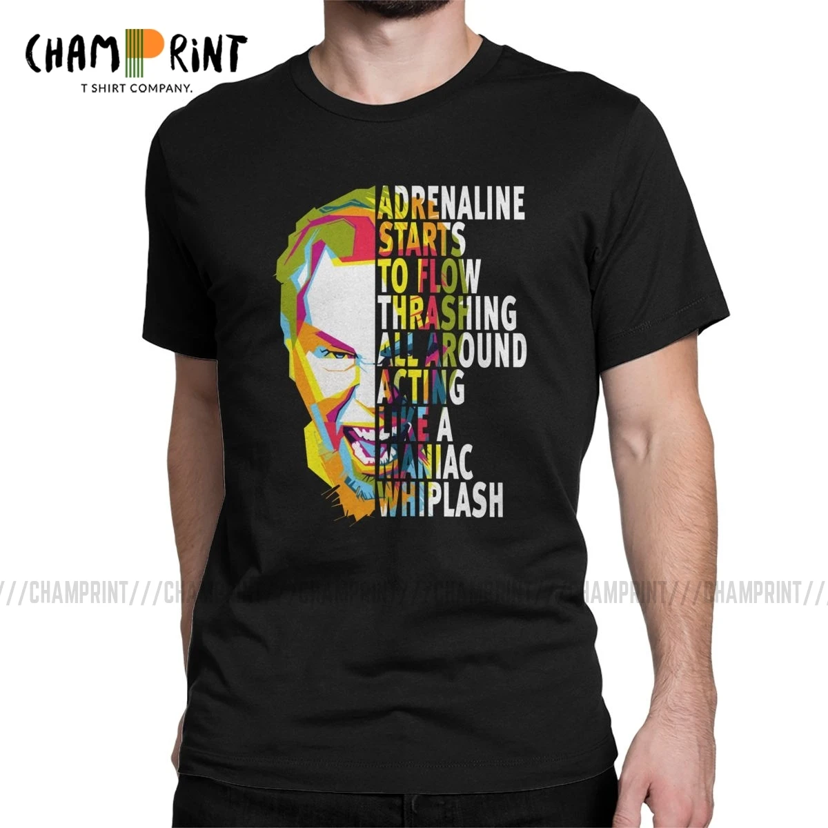 Мужская футболка с круглым вырезом ударные инструменты для джаза барабанщика