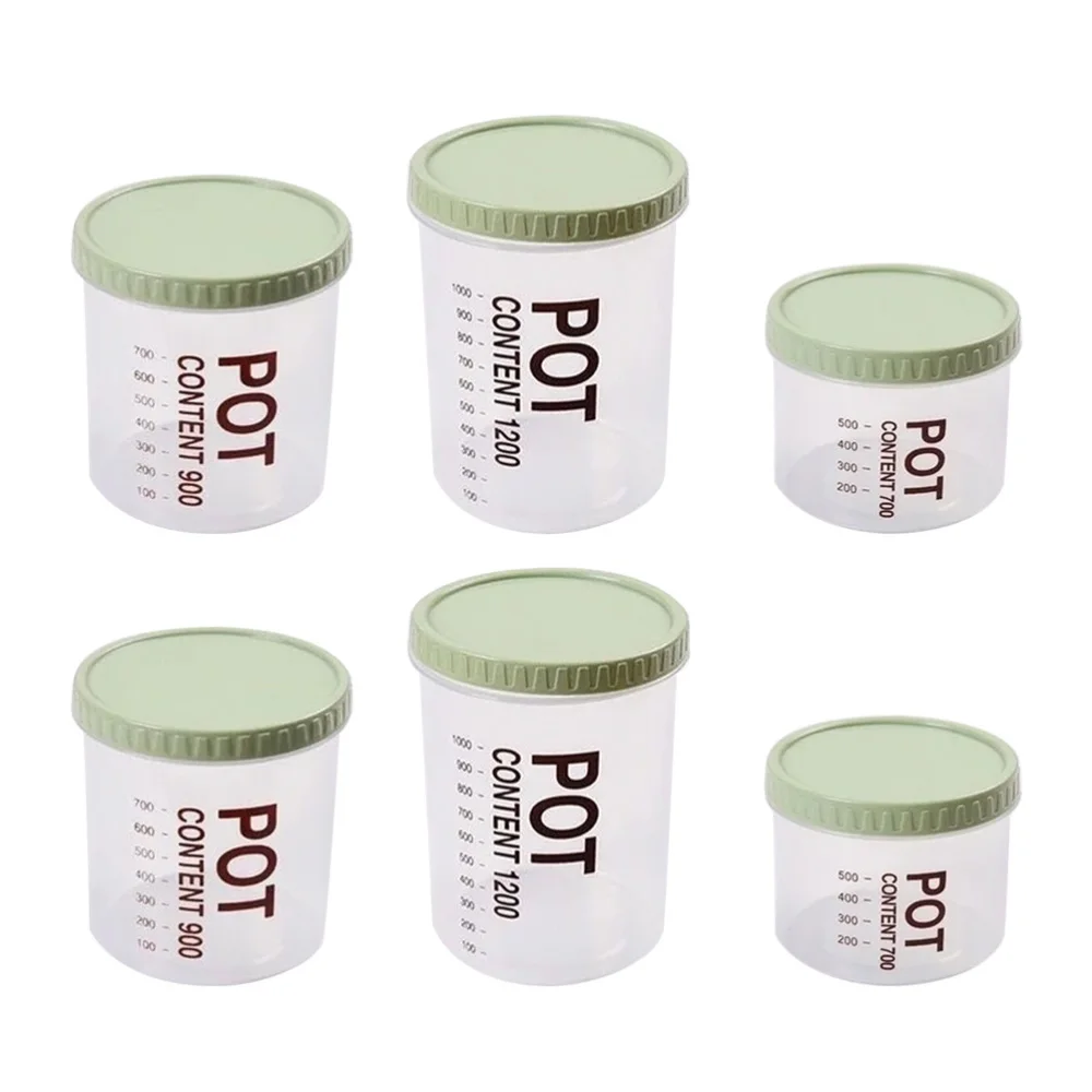 6 шт. герметичные контейнеры для хранения продуктов|Бутылки банки и коробки| |