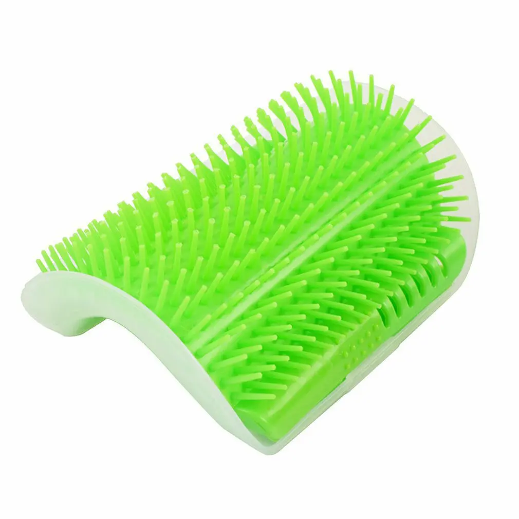 

Pet Products For Cats Brush Corner Cat Massage Self Groomer Comb Brush With Catnip Cat rubs the face with a tickling comb