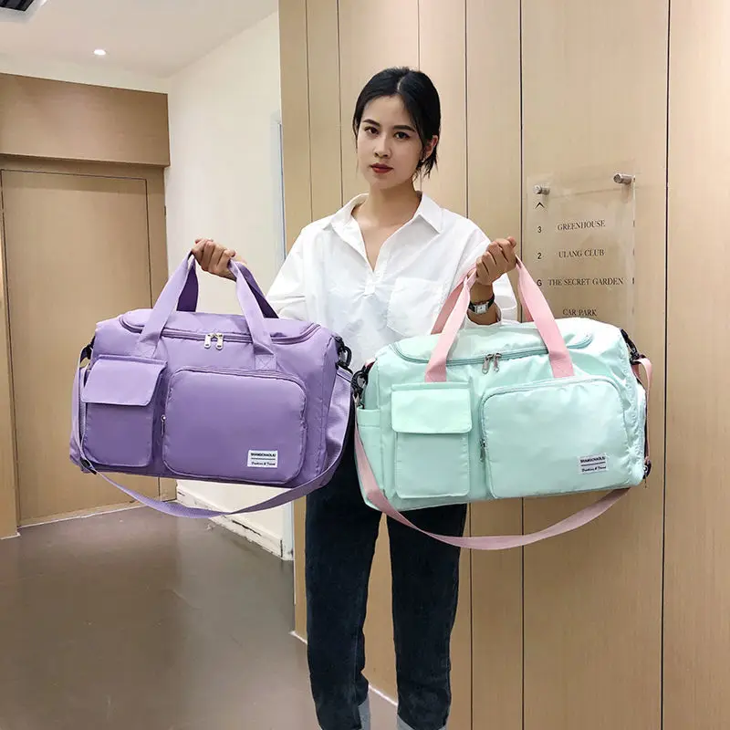 

Travel bag storage hand-held large capacity light travel bag storage luggage