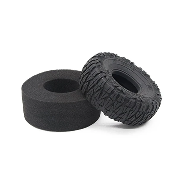 

4PCS 123MM 1.9 Rubber Rocks Tyres Wheel Tires for 1/10 RC Rock Crawler Axial SCX10 90046 AXI03007 Traxxas TRX4 D90 MST