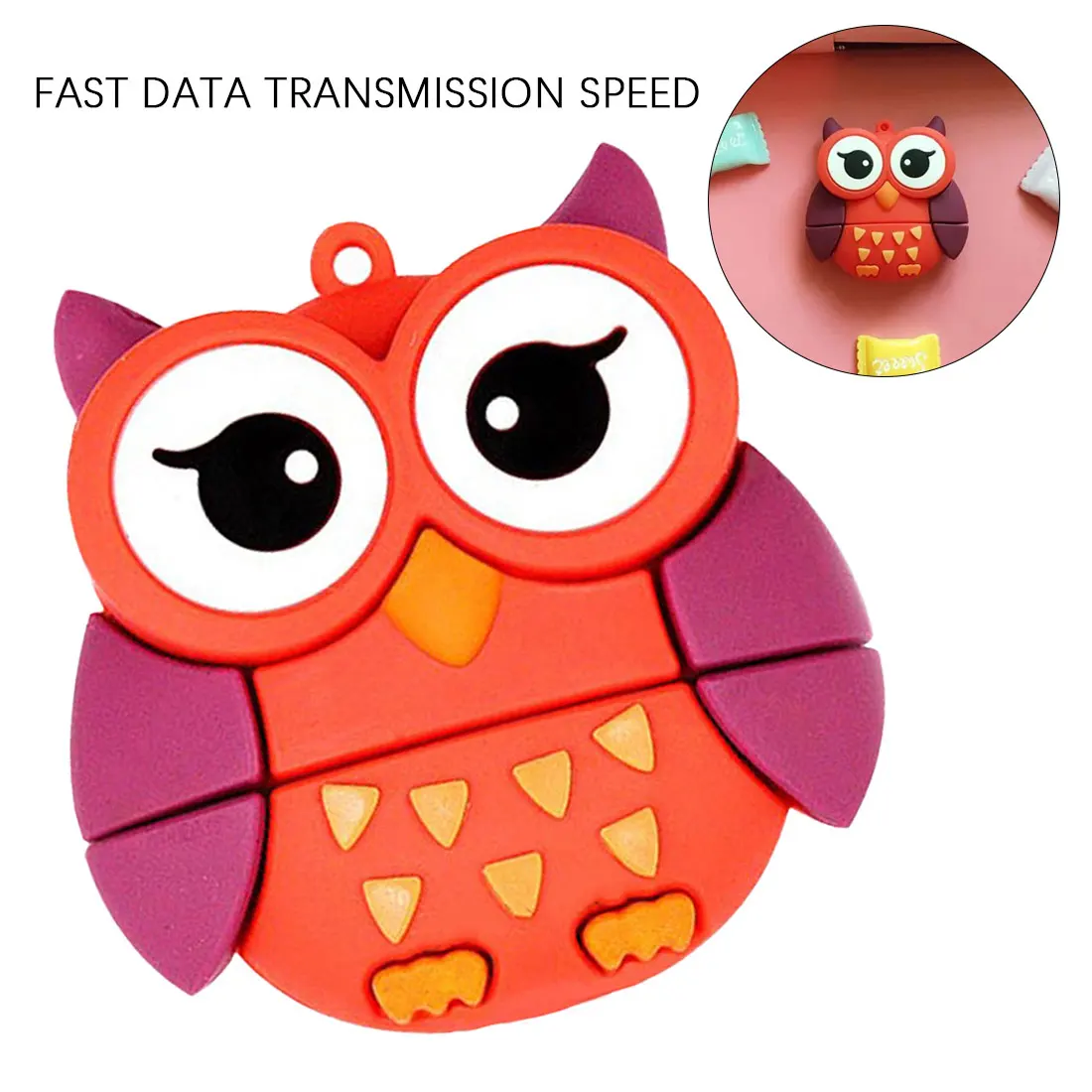 USB флеш-накопитель с изображением милых животных лисы пингвина Совы Пчелы 4 ГБ 8 16